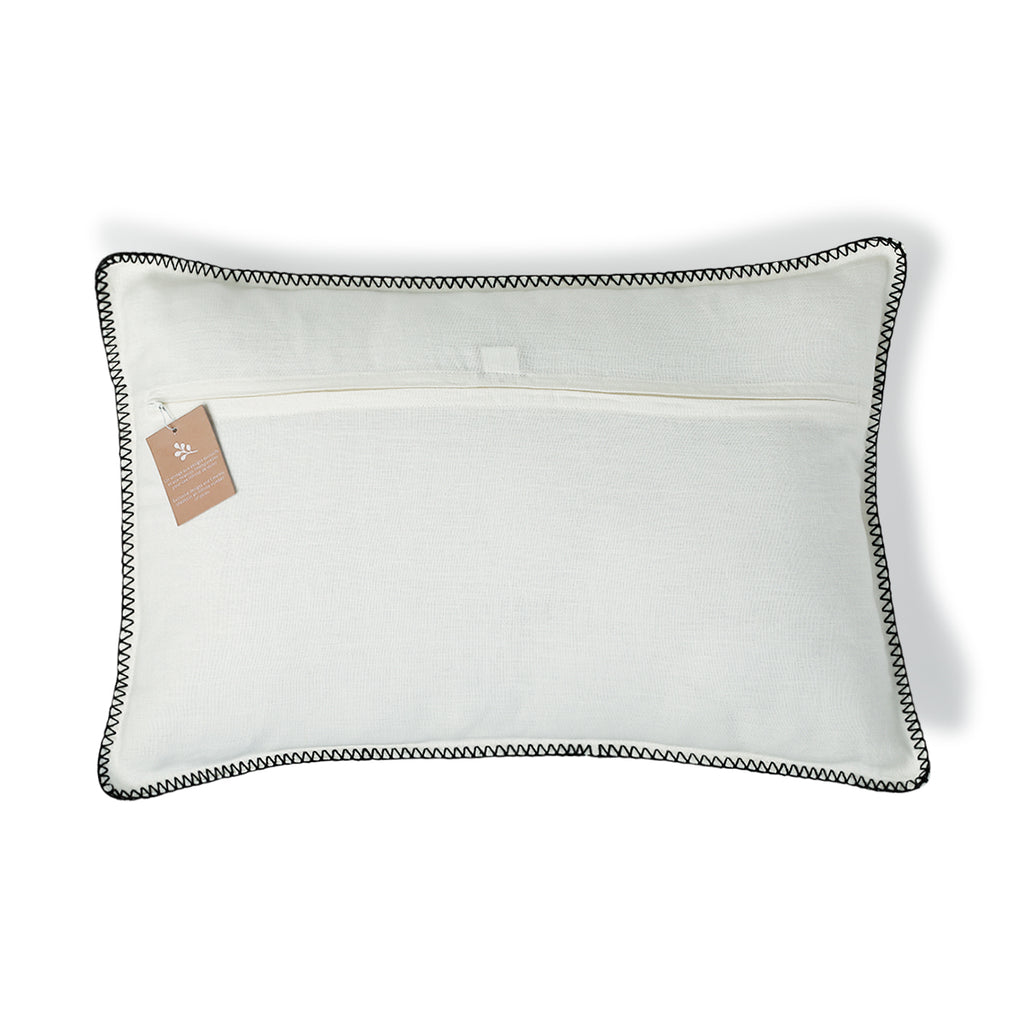 Cushion in washed linen 60x40 MAXIME