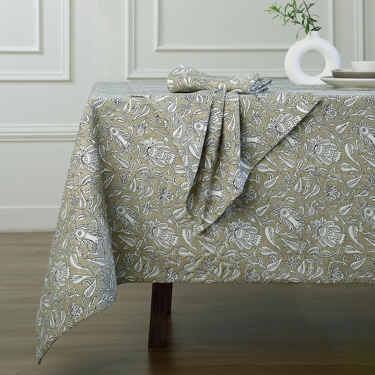 Nappe toile de coton 150x250 NOIDA - naturel - febronie.com