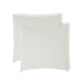 Taie d'oreiller (x2) gaze de coton blanc CARLA - 50x70 - febronie.com
