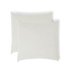 Taie d'oreiller (x2) gaze de coton blanc CARLA - 50x70 - febronie.com