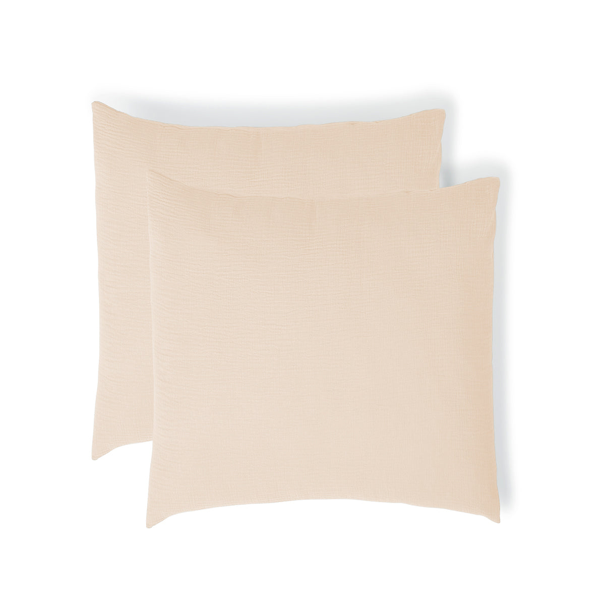 Taie d'oreiller (x2) gaze de coton rose CARLA - 50x70 - febronie.com