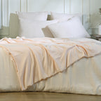Taie d'oreiller (x2) gaze de coton rose CARLA