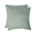 Taie d'oreiller (x2) coton lavé vert céladon LUNA