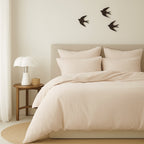 Drap plat coton lavé 240x300 LUNA