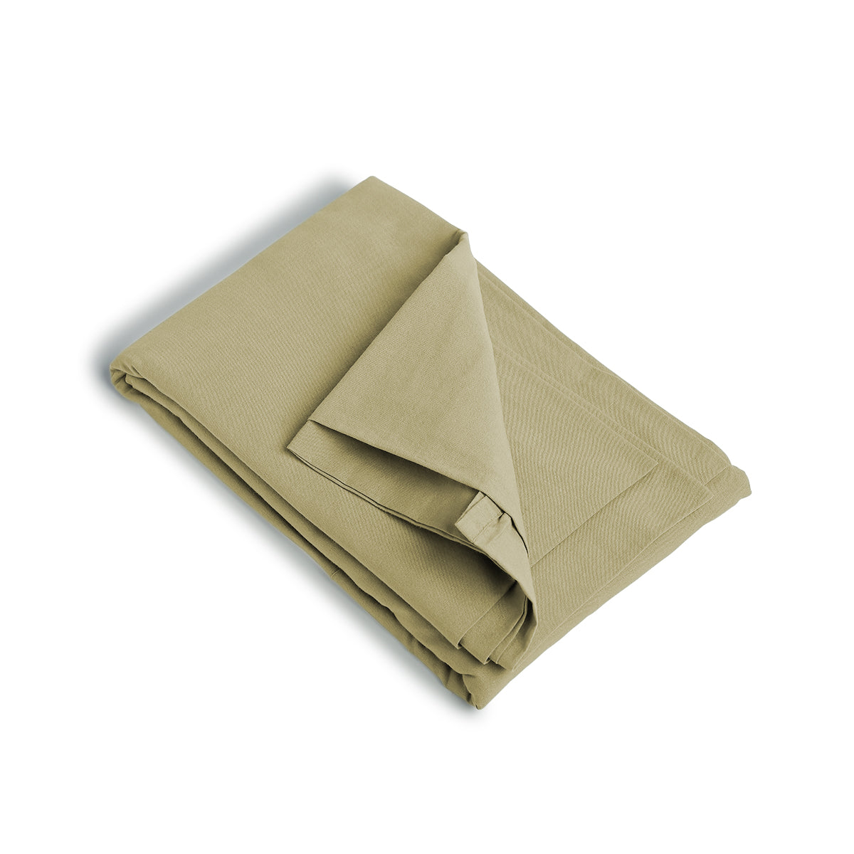 Drap housse coton lavé sable LUNA    febronie.com