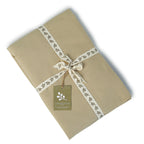 Drap housse coton lavé sable LUNA    febronie.com