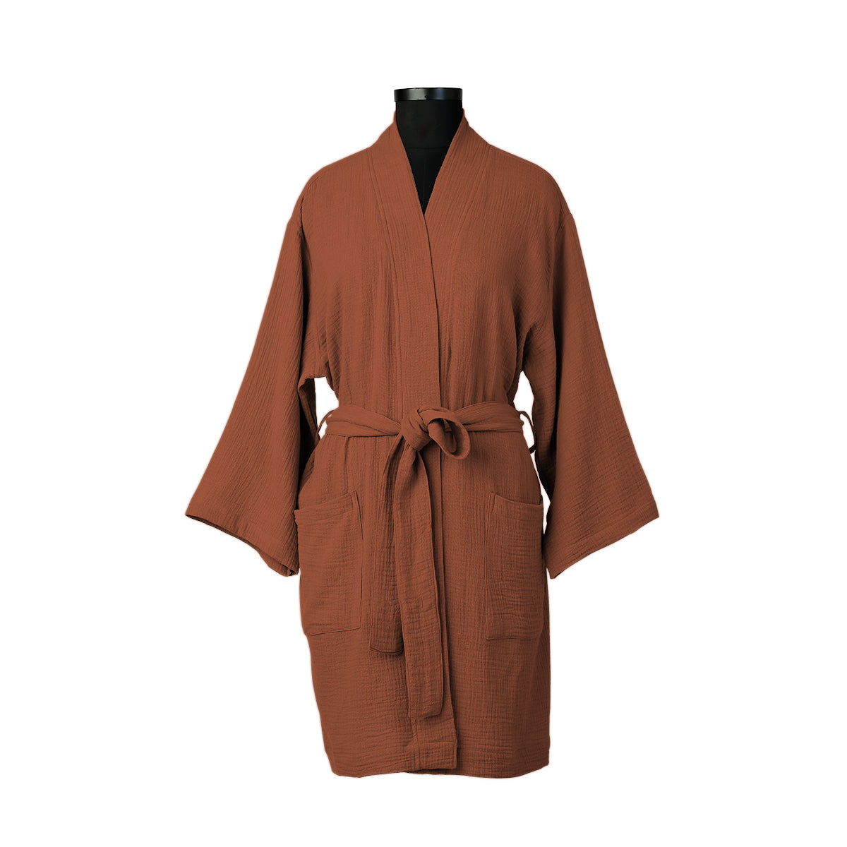 Peignoir kimono gaze de coton 95x64 CARLA