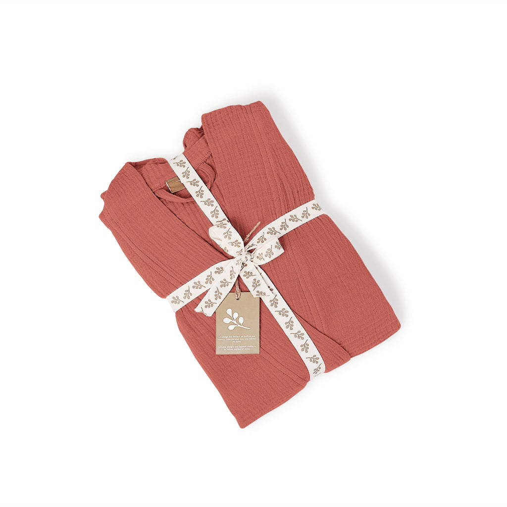Peignoir kimono gaze de coton 95x64 CARLA