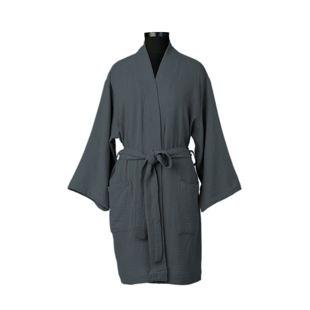 Bademantel Kimono Baumwollgaze 95x64 CARLA