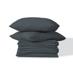 Juego de cama (65x65) gasa de algodón azul tormenta CARLA