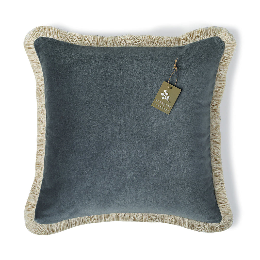 Housse de coussin velours de coton 50x50 RIVA    febronie.com