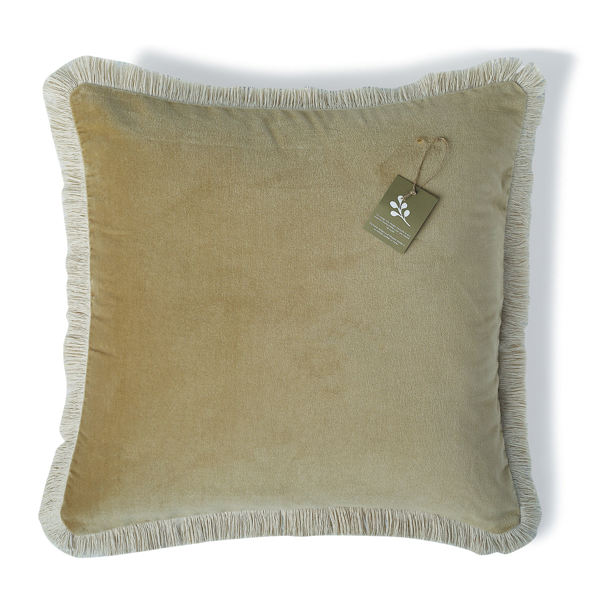 Housse de coussin velours de coton 50x50 RIVA    febronie.com