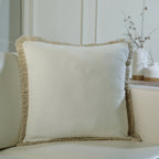Housse de coussin velours de coton 50x50 RIVA    febronie.com