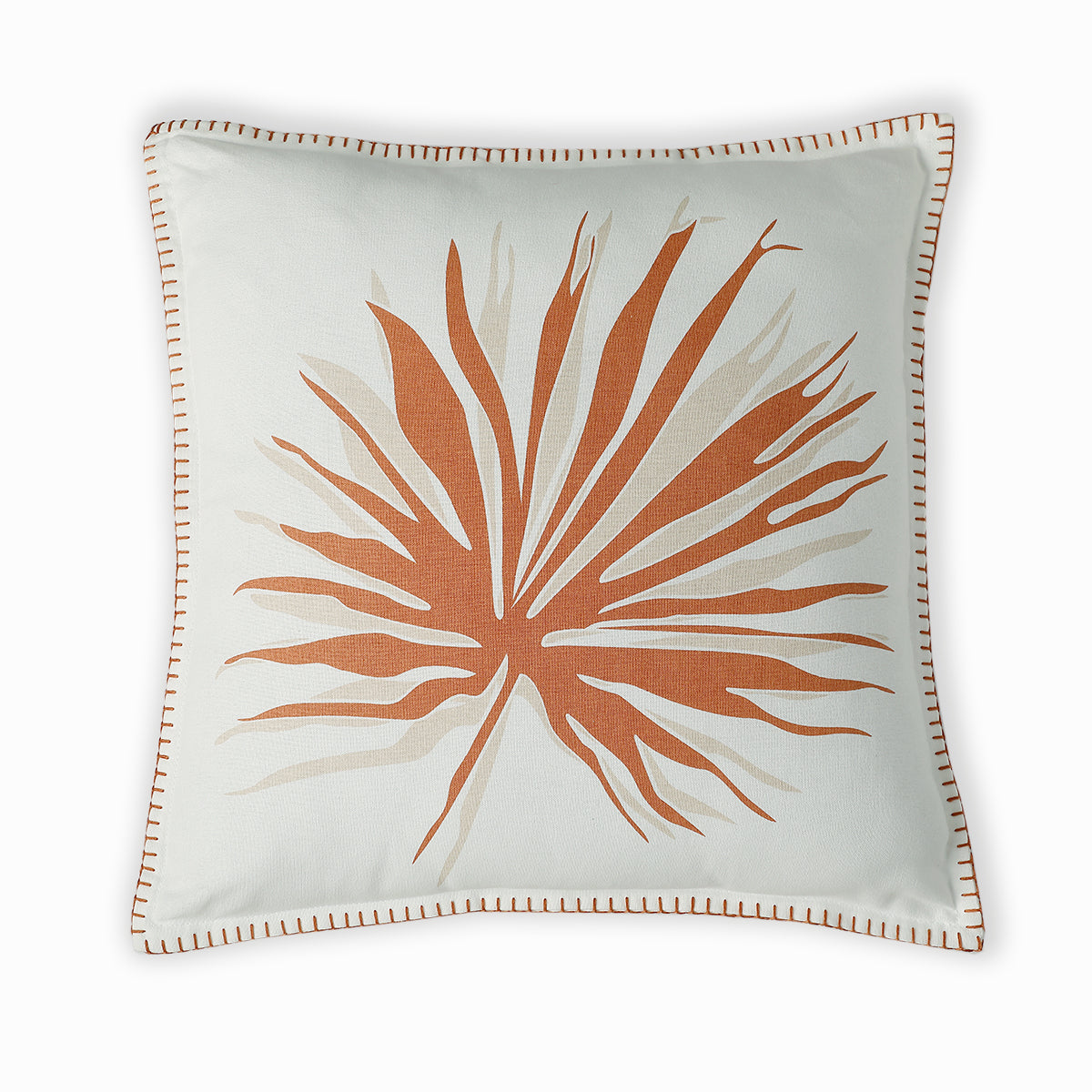 Housse de coussin toile de coton 50x50 PALMA    febronie.com