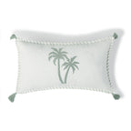 Housse de coussin toile de coton 50x30 OASIS - sable - febronie.com