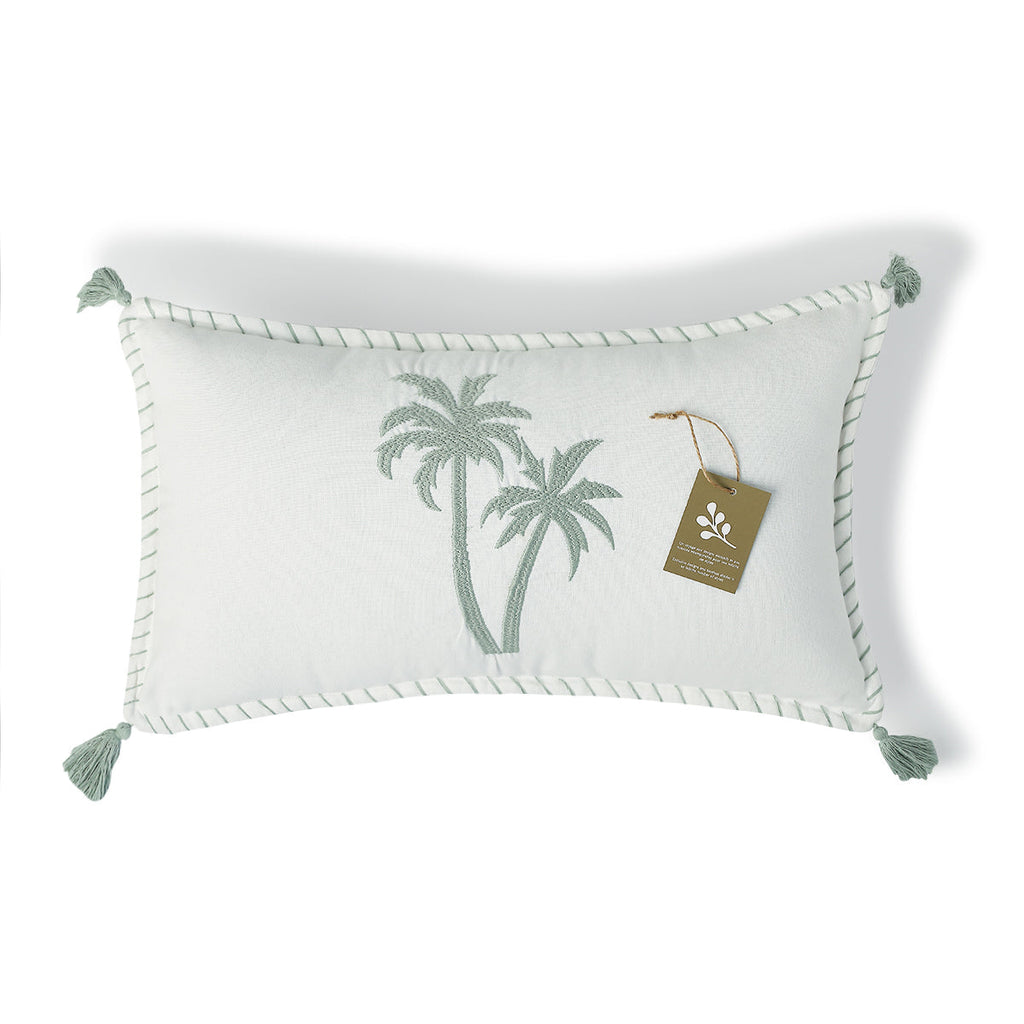 Housse de coussin toile de coton 50x30 OASIS    febronie.com