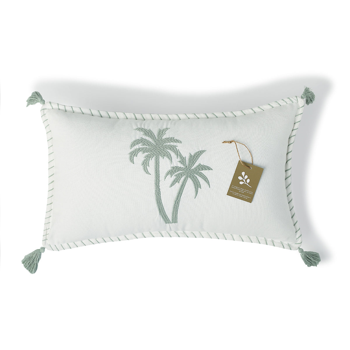 Housse de coussin toile de coton 50x30 OASIS    febronie.com
