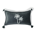 Housse de coussin velours de coton 50x30 OASIS VELOURS - terre de sienne - febronie.com