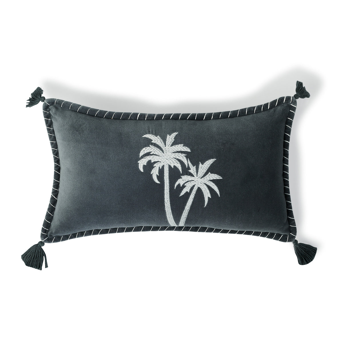 Housse de coussin velours de coton 50x30 OASIS VELOURS - terre de sienne - febronie.com