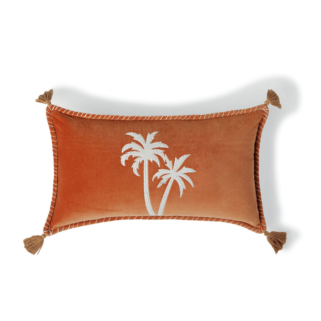 Housse de coussin velours de coton 50x30 OASIS VELOURS    febronie.com