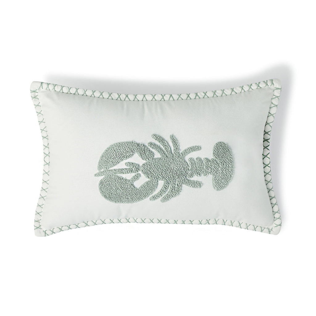 Housse de coussin toile de coton 50x30 LOBSTER    febronie.com