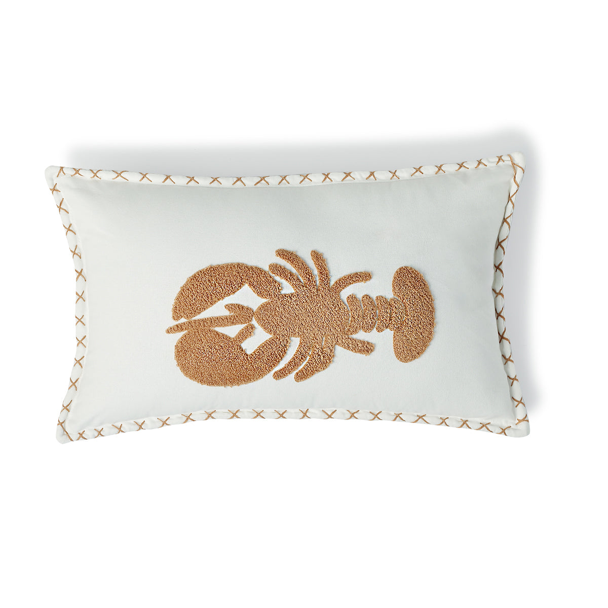 Housse de coussin toile de coton 50x30 LOBSTER    febronie.com