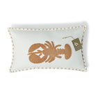 Housse de coussin toile de coton 50x30 LOBSTER    febronie.com