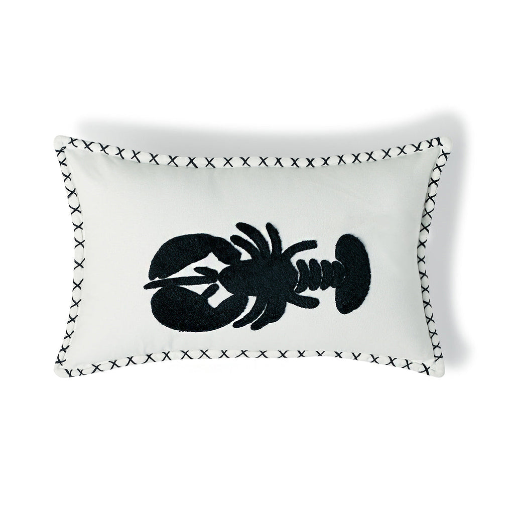 Housse de coussin toile de coton 50x30 LOBSTER    febronie.com