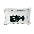 Housse de coussin toile de coton 50x30 LOBSTER    febronie.com