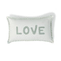Housse de coussin toile de coton 50x30 XLOVE - terre de sienne - febronie.com