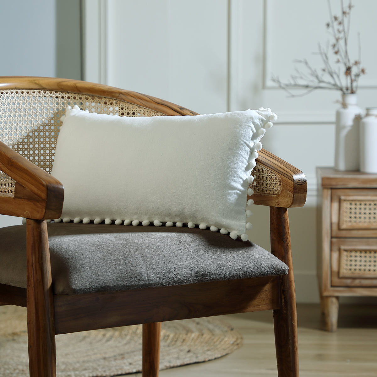 Cuscino in velluto di cotone 50x30 VELLUTO