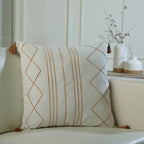 Coussin toile de coton 50x50 NEVADA - bleu glacier - febronie.com