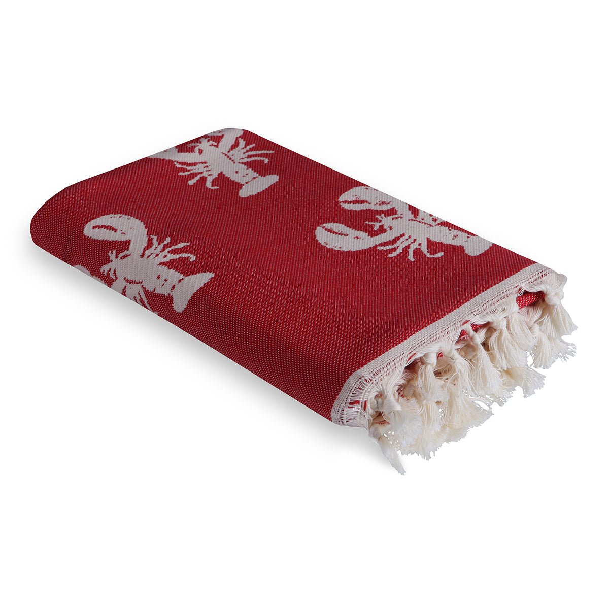 Fouta jacquard coton 100x200 HOMARD    febronie.com