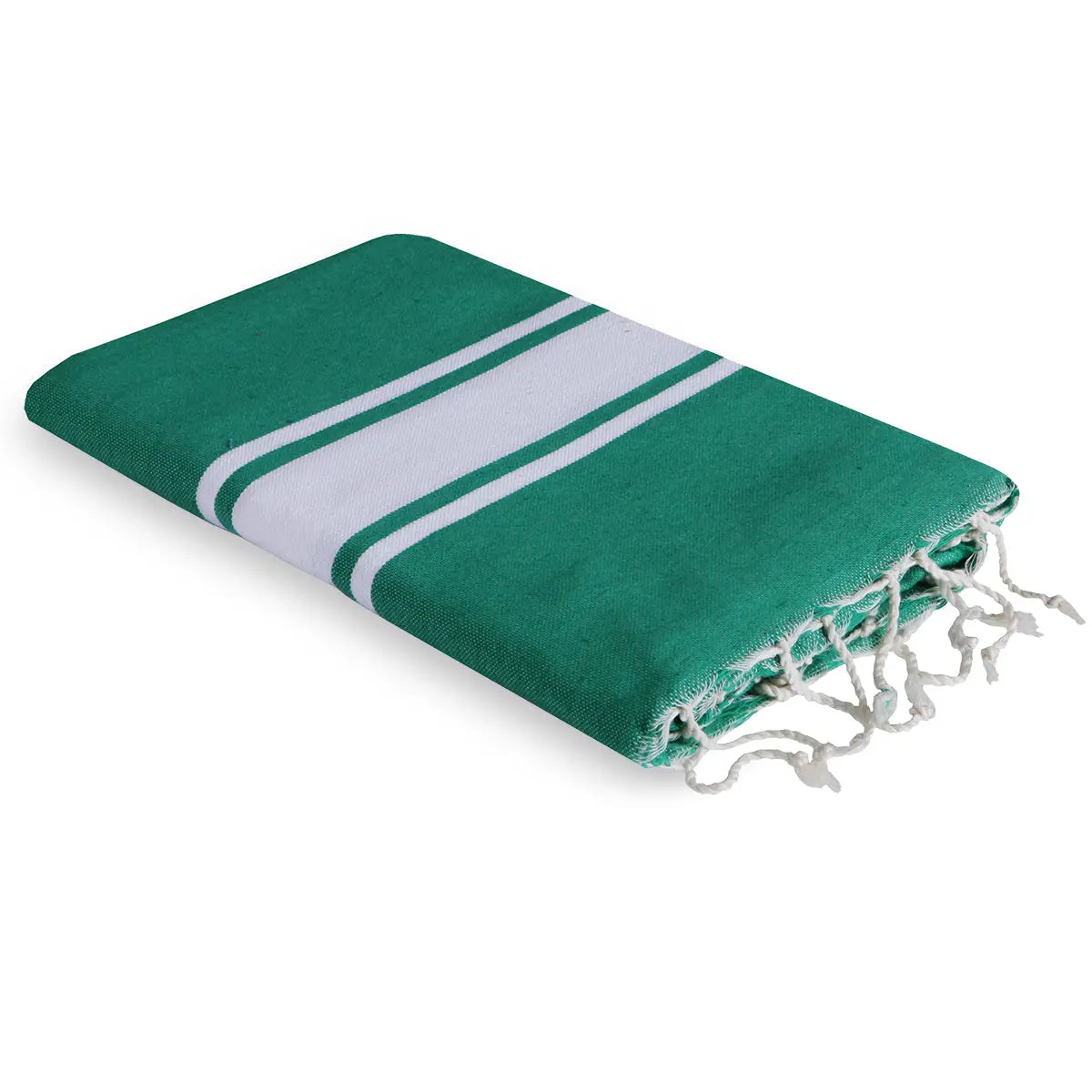 Fouta bande blanche coton ST TROPEZ 100x200 - febronie.com