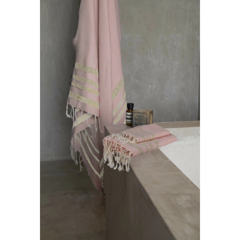 Foutas de bain coton (x3) HAMPTONS 100x200+40x60(x2)