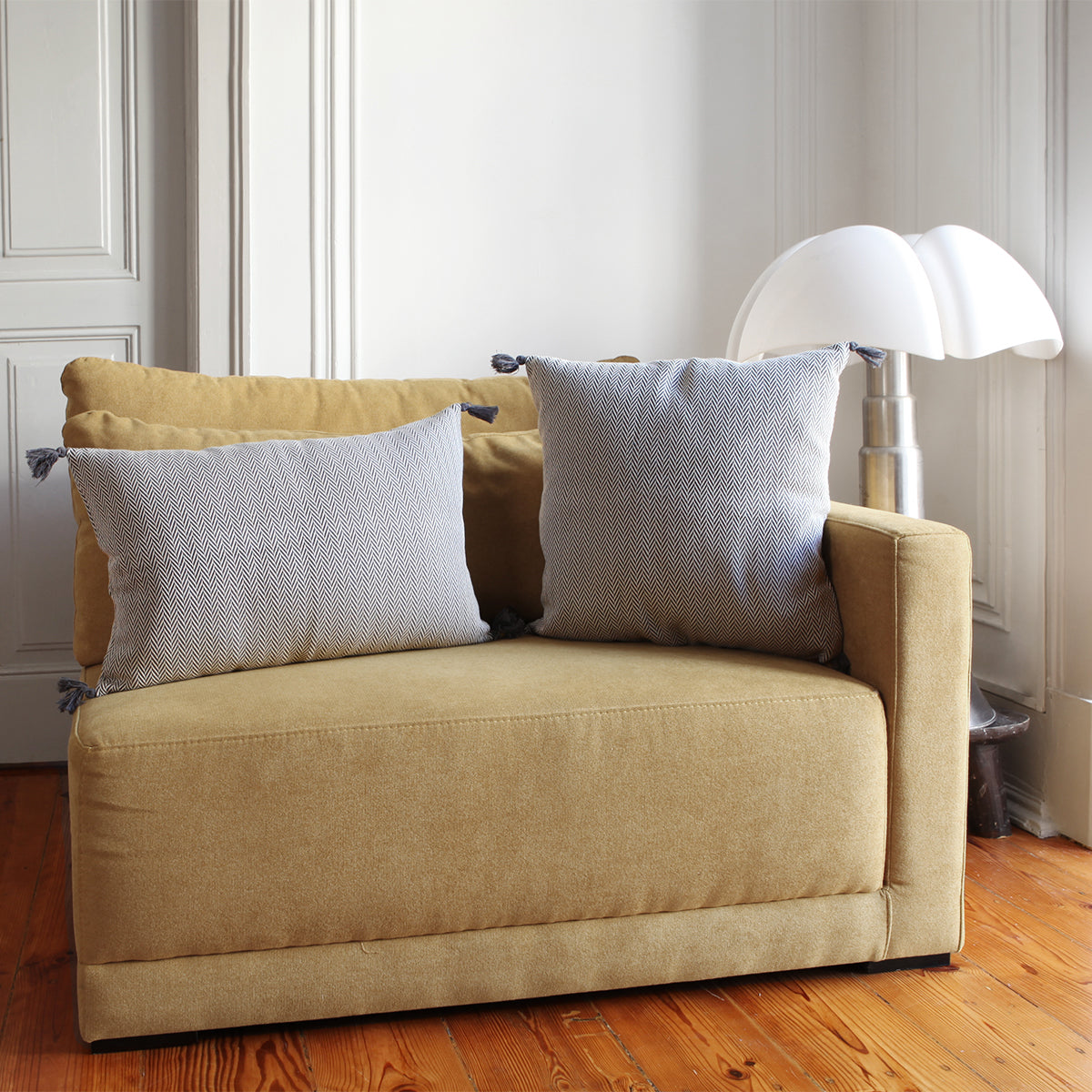 Housse de coussin coton 60x40 MEGEVE