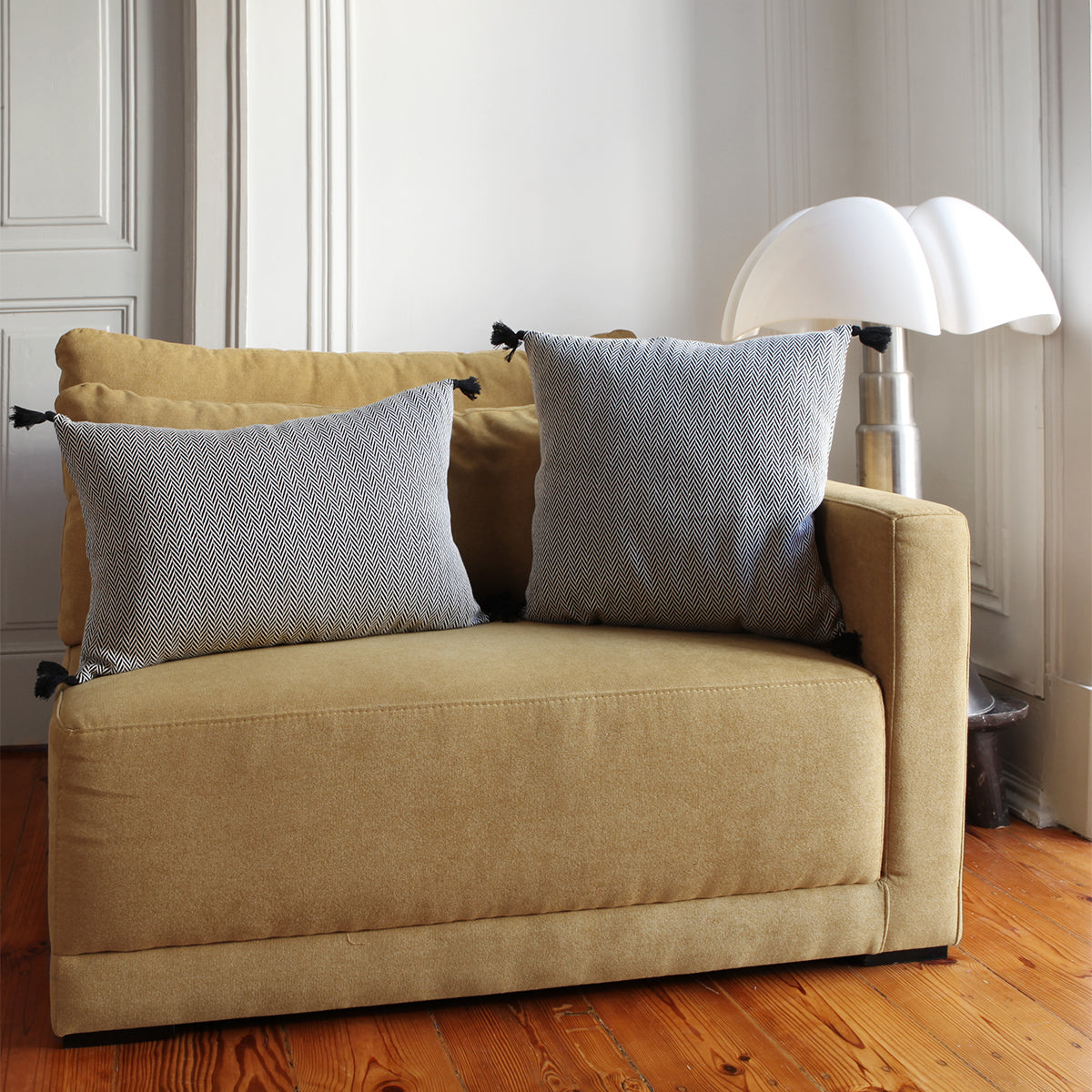 Housse de coussin coton 50x50 MEGEVE