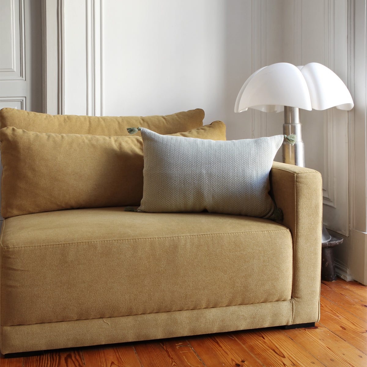 Housse de coussin coton 60x40 MEGEVE