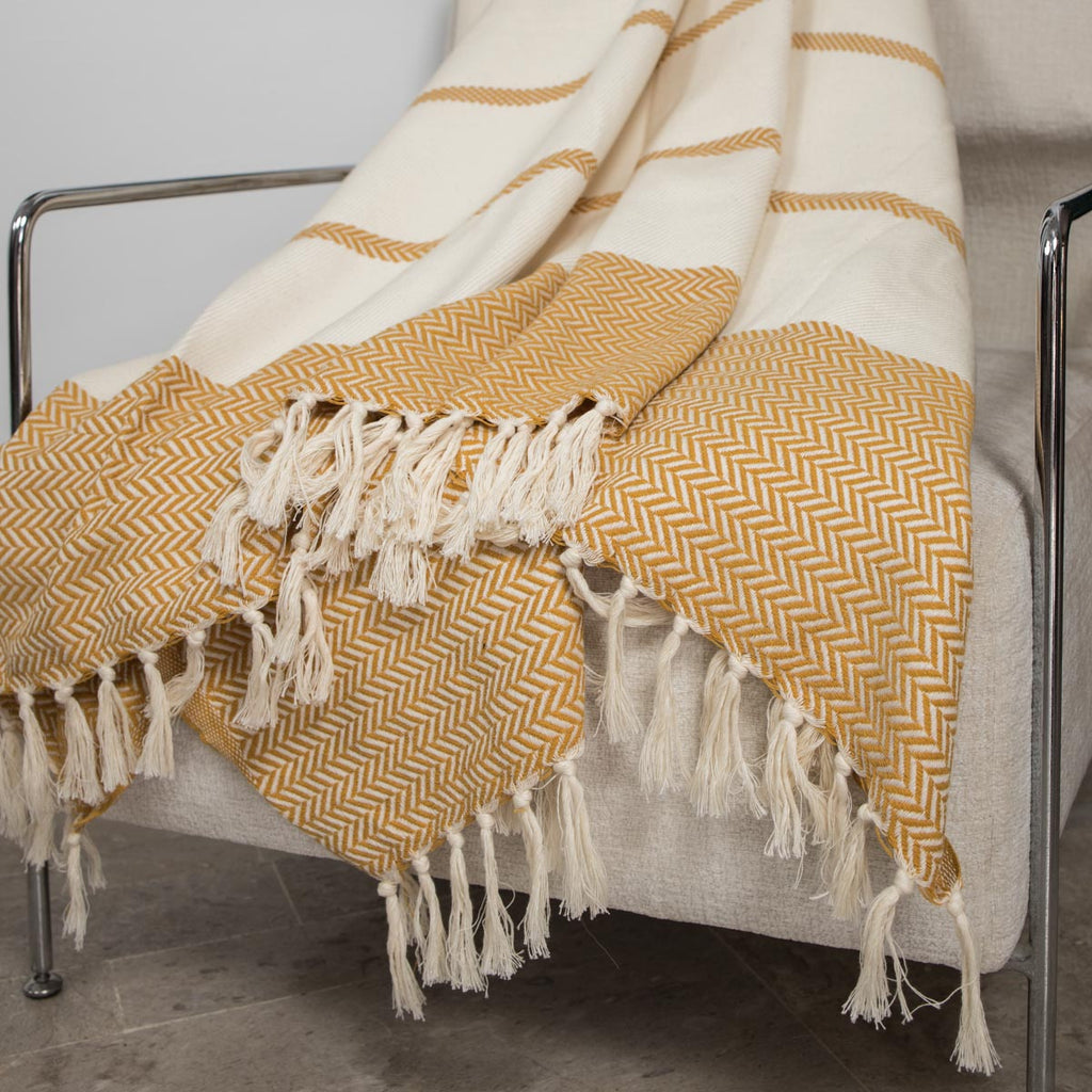Plaid Baumwolle senfgelb LIV