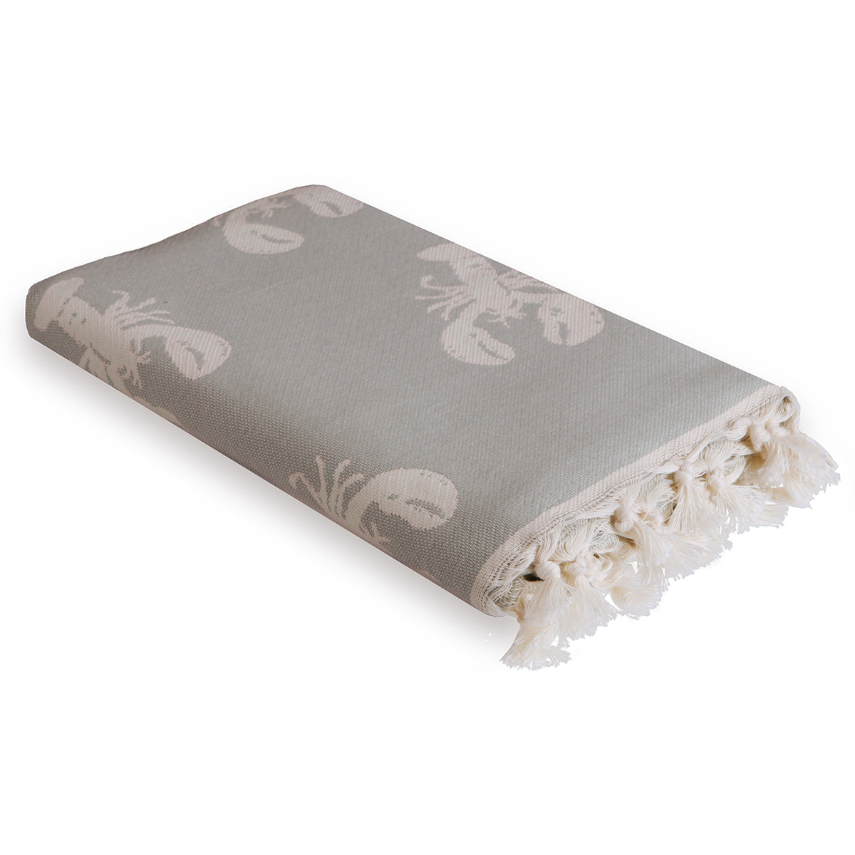 Fouta jacquard coton 100x200 HOMARD    febronie.com
