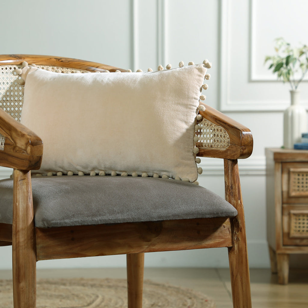 Housse de coussin velours de coton 50x30 VELVET    febronie.com