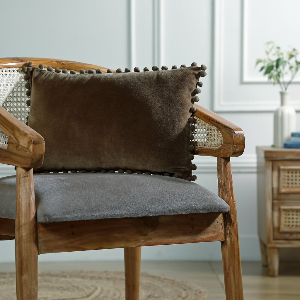 Housse de coussin velours de coton 50x30 VELVET    febronie.com