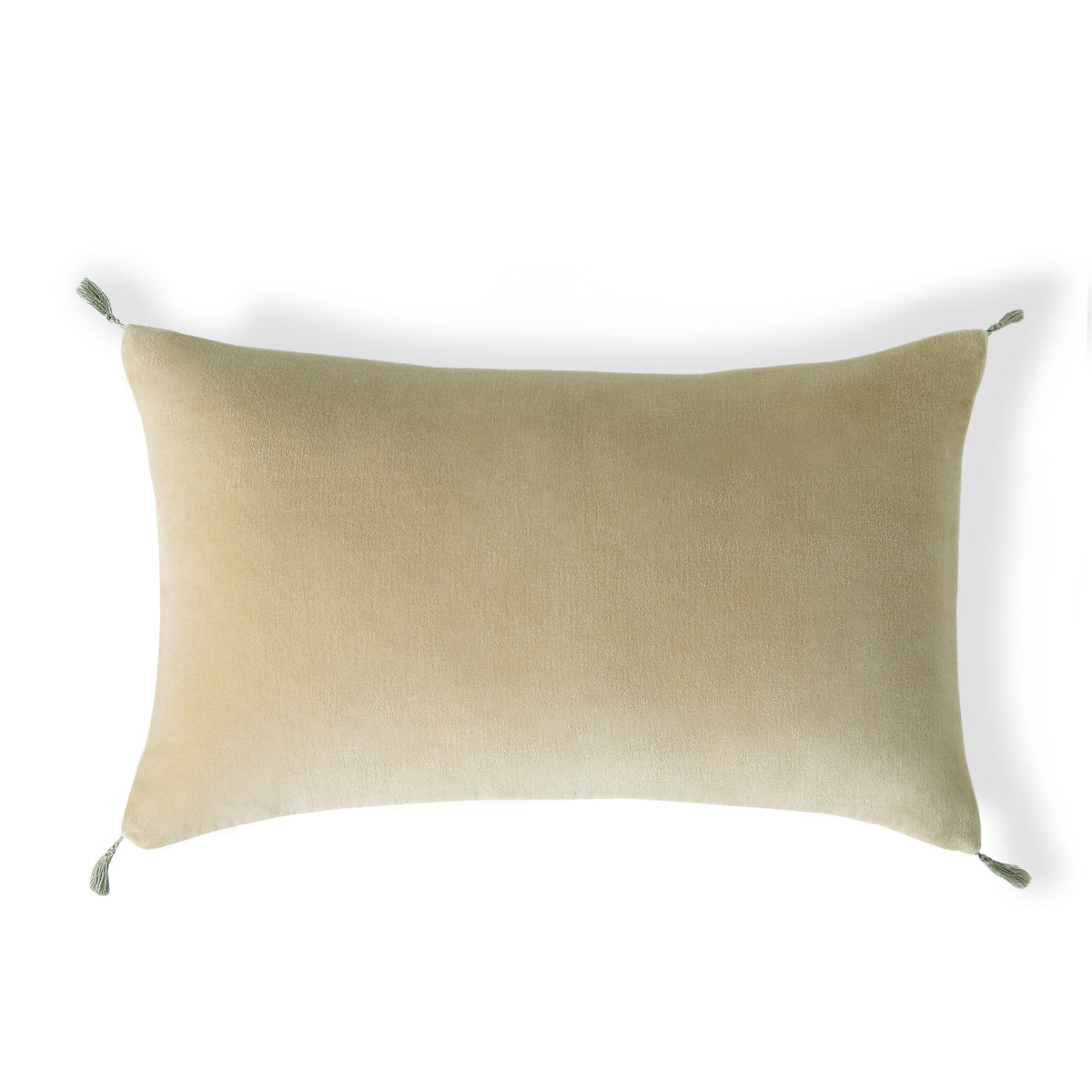 Housse de coussin velours de coton 50x30 DANUBE - dune