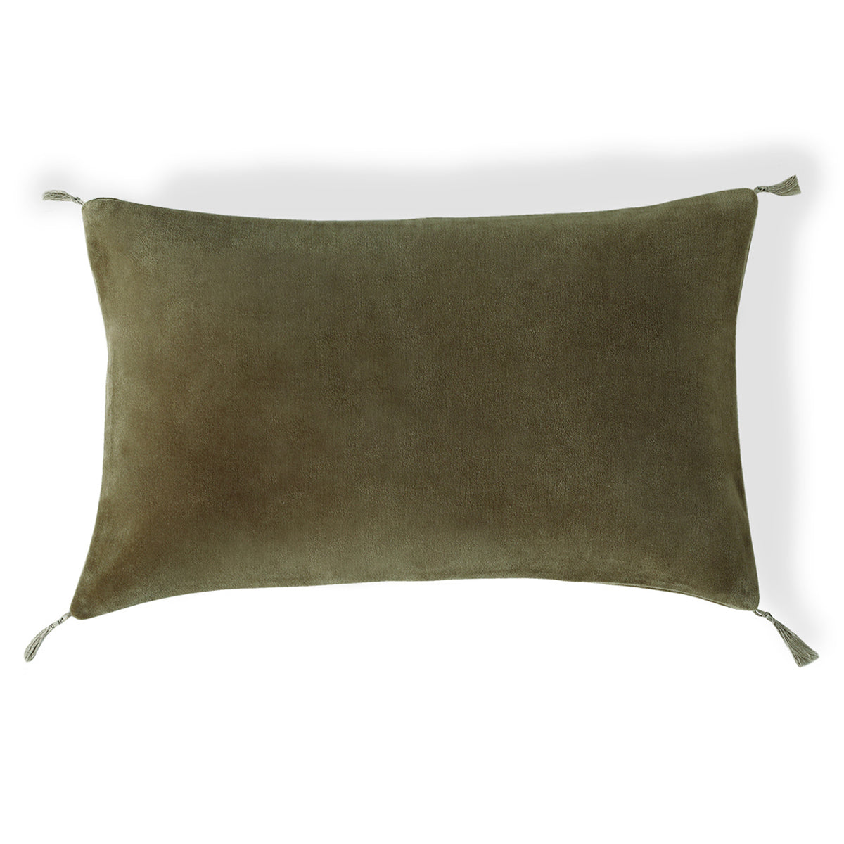 Coussin velours de coton DANUBE 50x30