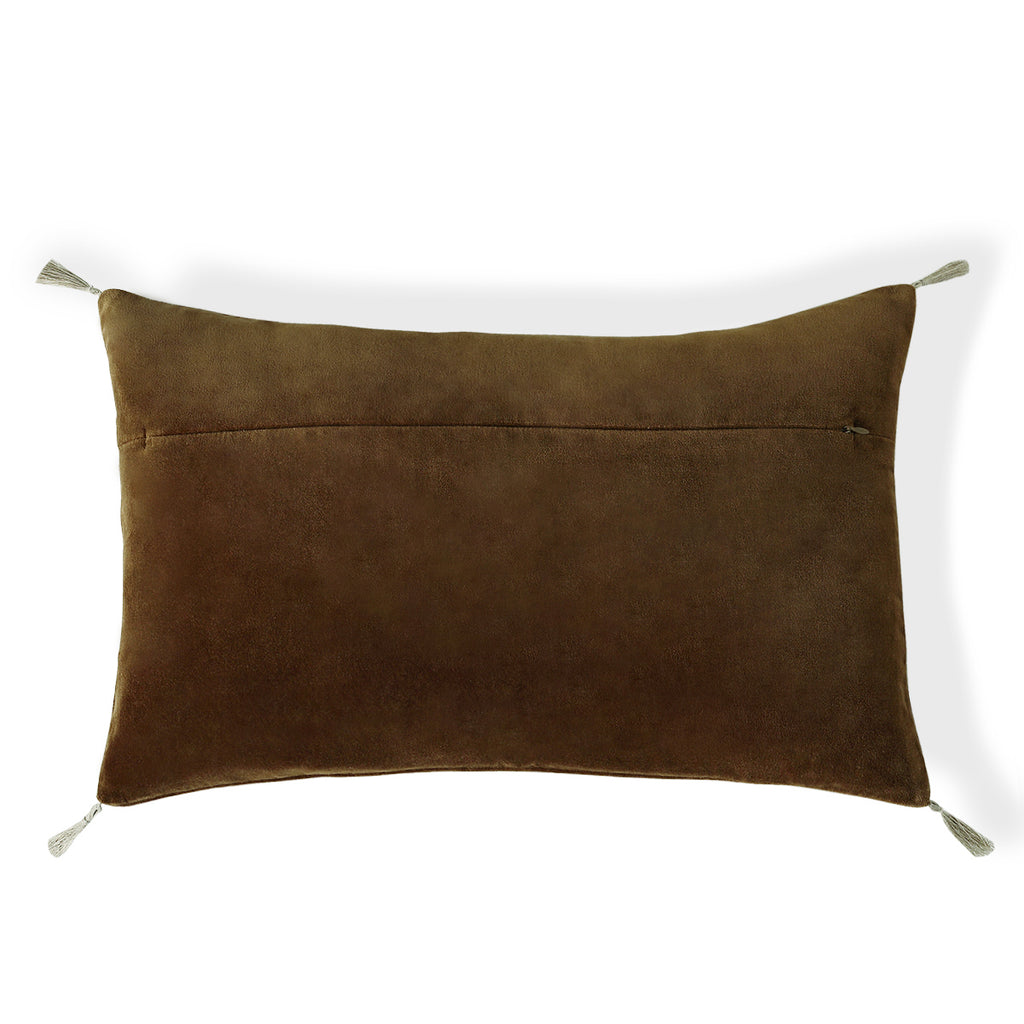 Cuscino in velluto di cotone DANUBE 50x30