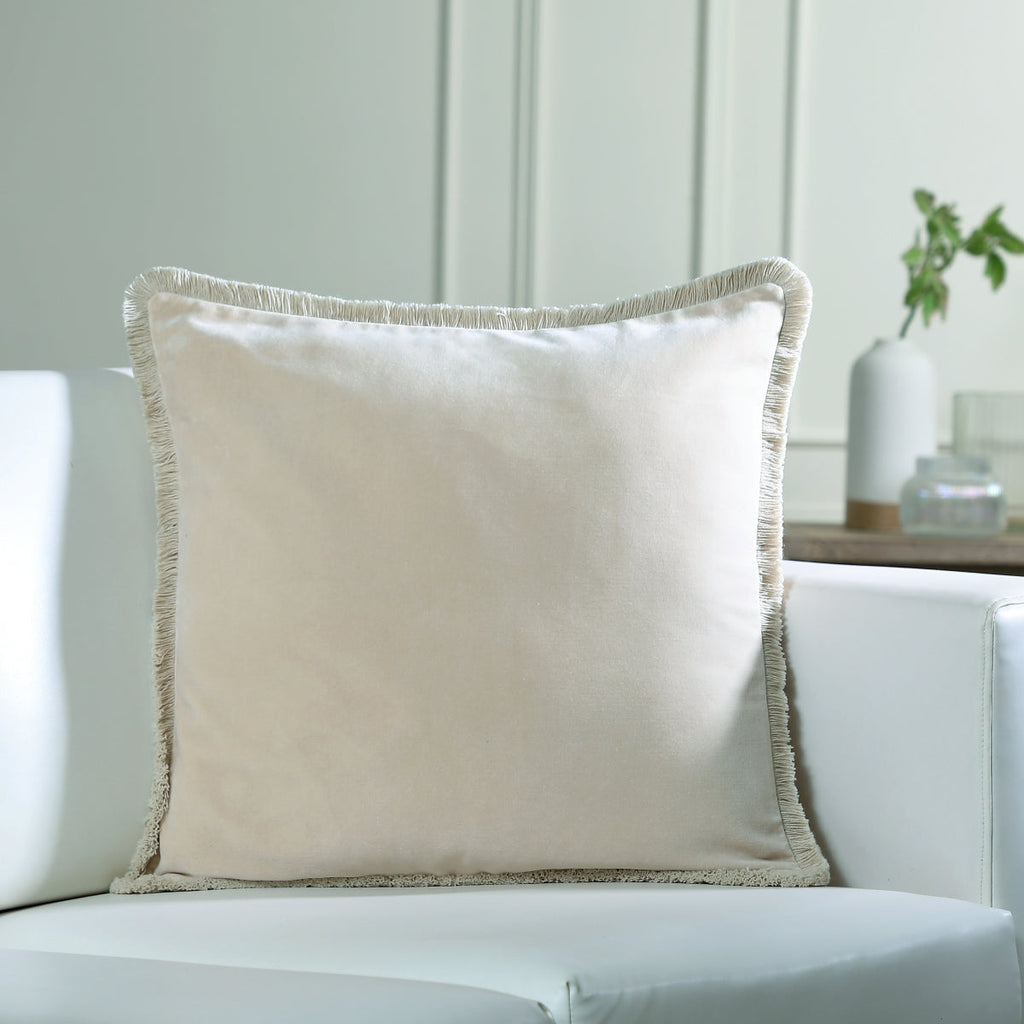 Housse de coussin velours de coton 50x50 RIVA    febronie.com