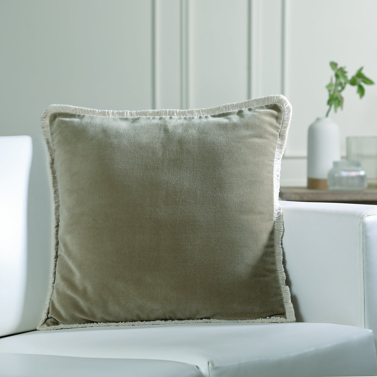 Fodera per cuscino in velluto di cotone RIVA 50x50