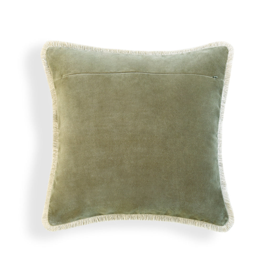 Housse de coussin velours de coton 50x50 RIVA    febronie.com