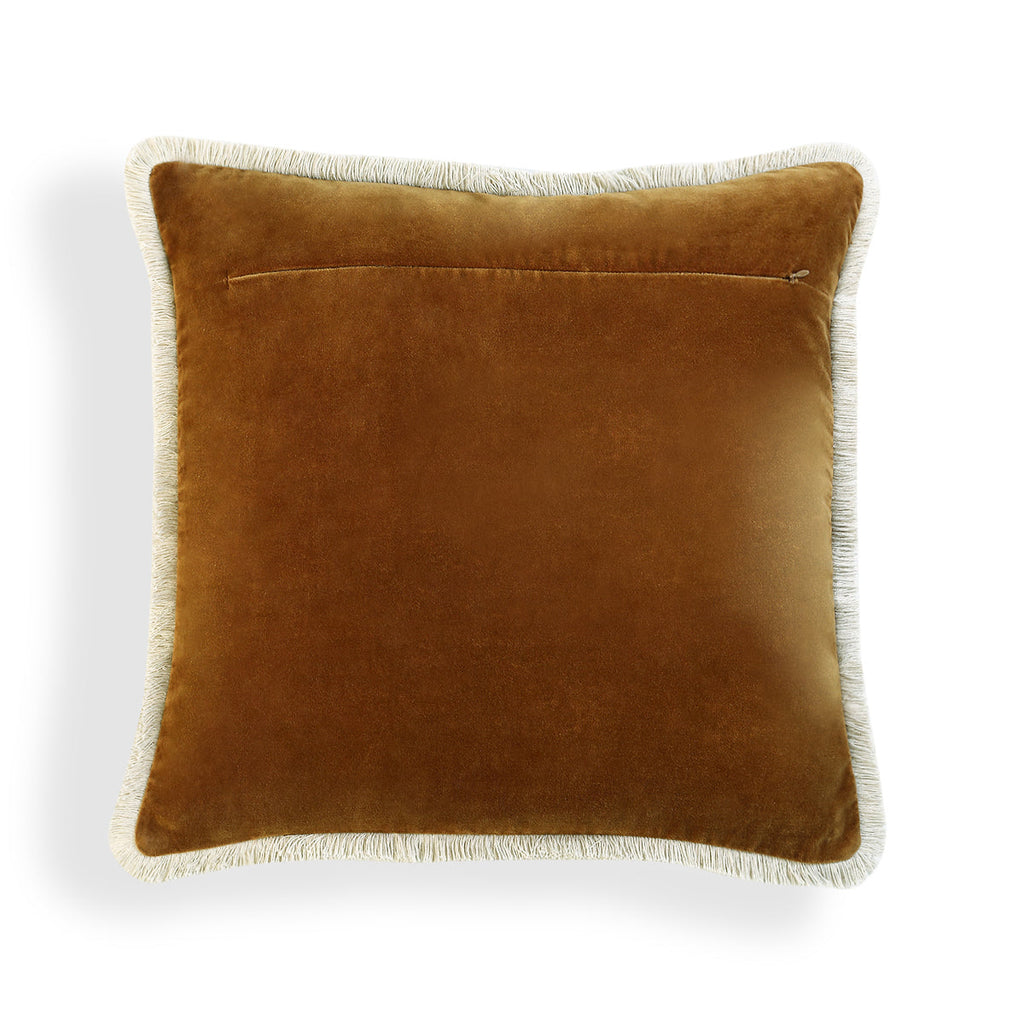 Housse de coussin velours de coton 50x50 RIVA    febronie.com