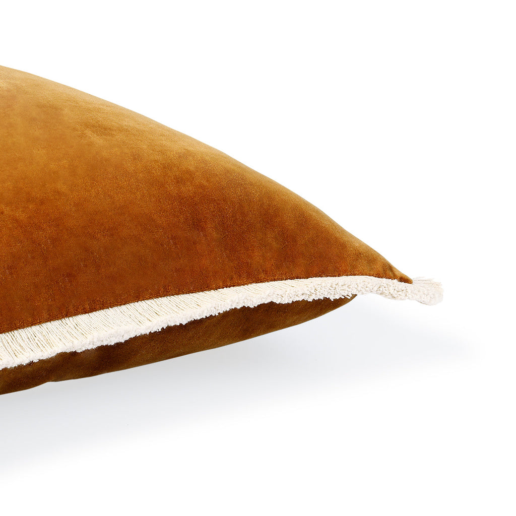 Housse de coussin velours de coton 50x50 RIVA    febronie.com